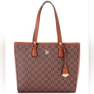 London Fog Millana Signature Tote Bag Vegan Leather NEW 🆕 NWT